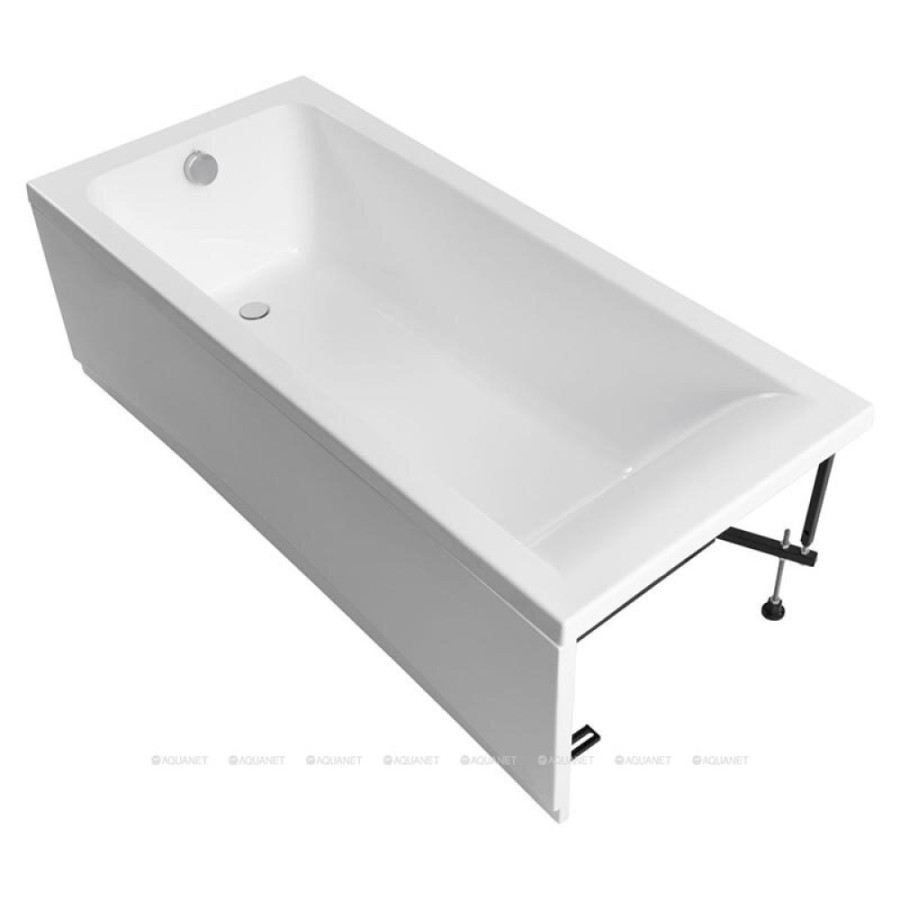 Ванна акриловая Aquanet Bright 180 x 75 см, с каркасом, цвет белый, 00347766
