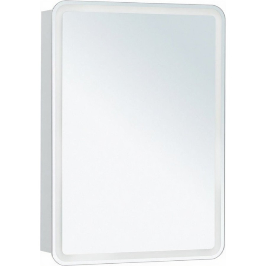 Зеркальный шкаф Aquanet Оптима 00353784, 60 см, LED-подсветка, антизапотевание