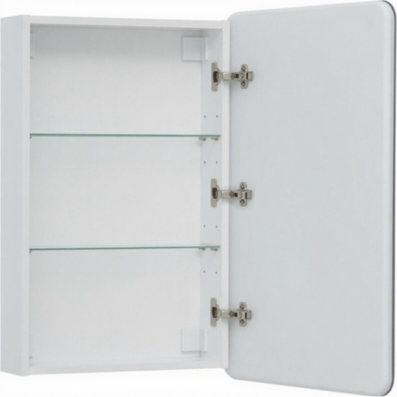 Зеркальный шкаф Aquanet Оптима 00353784, 60 см, LED-подсветка, антизапотевание