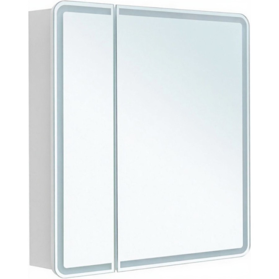 Зеркальный шкаф Aquanet Оптима 00353798, 70 см, LED-подсветка, антизапотевание