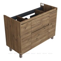 Тумба с раковиной Aquanet Nova Lite 2.0 365920, 110 см, напольная, цвет дуб рустикальный