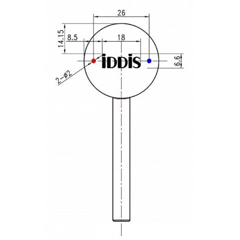 Гигиенический душ Iddis, 003BLR0i08, со смесителем, черный