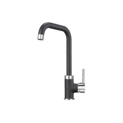 Смеситель Granula GR-0041 0041sv, для кухонной мойки, шварц