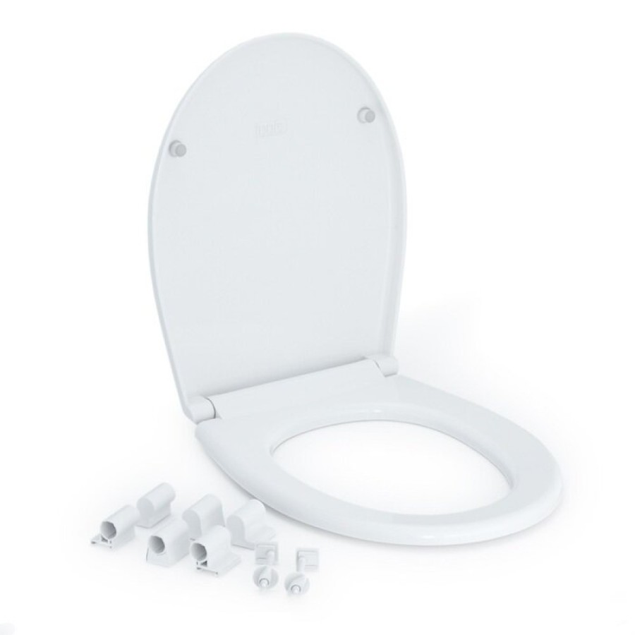 Сиденье для унитаза Iddis 004 004PPS3i31 полипропилен, Soft Close, белый
