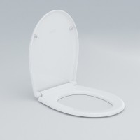 Сиденье для унитаза Iddis 004 004PPS3i31 полипропилен, Soft Close, белый