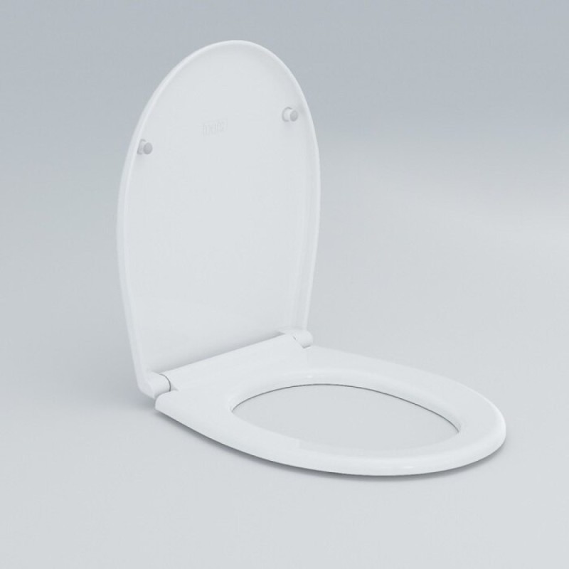 Сиденье для унитаза Iddis 004 004PPS3i31 полипропилен, Soft Close, белый