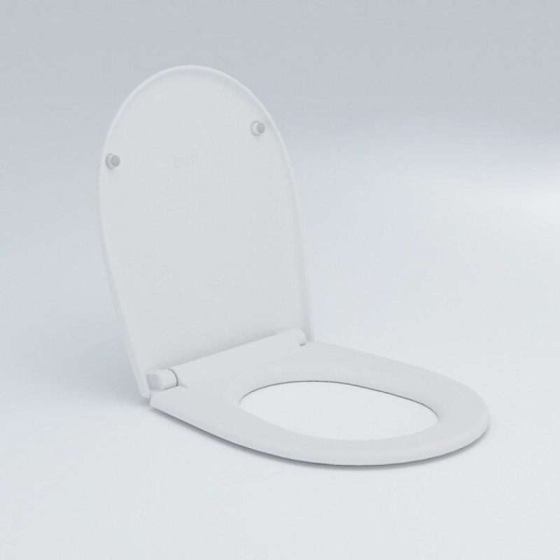 Сиденье для унитаза Iddis 005 005PPS3i31 полипропилен, Soft Close, белый