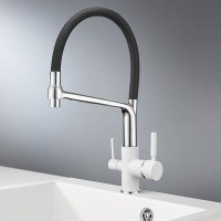 Смеситель Granula GR-0083 0083wh, для кухонной мойки, с подключением к фильтру, арктик
