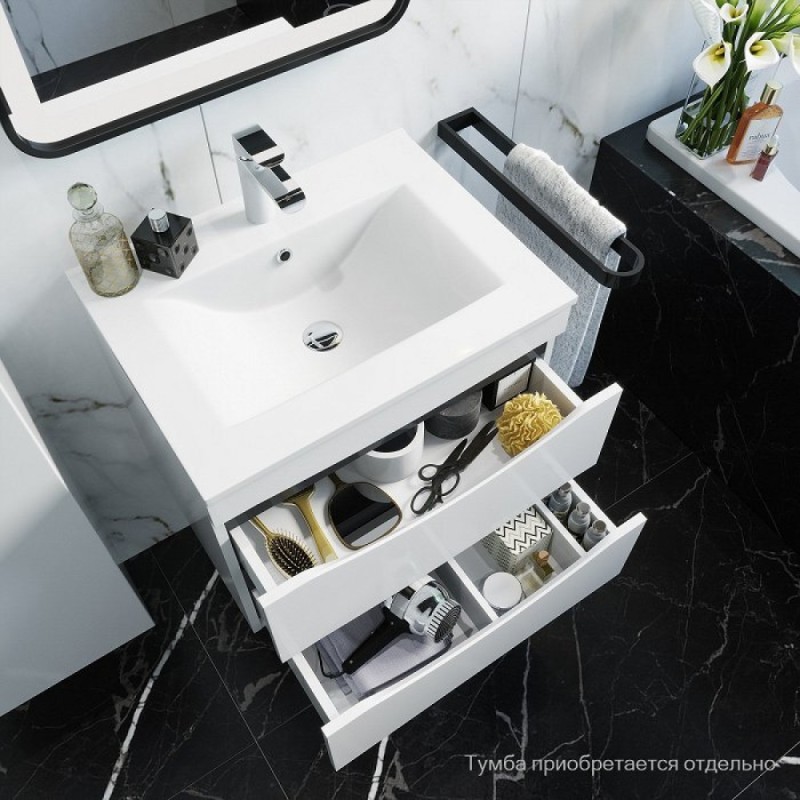 Раковина Iddis Cloud 0138000i28 80 см, белый