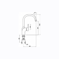 Смеситель для кухни Timo Polo 0166FN-U chrome