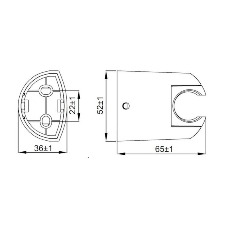 Держатель для лейки Iddis 020CP00i53 хром