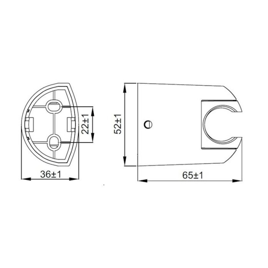 Держатель для лейки Iddis 020CP00i53 хром