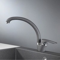 Смеситель Granula ST-03 st03bg, для кухонной мойки, графит
