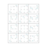 Душевой поддон RGW GWS-01 100 x 100 см, квадратный, из искусственного камня, белый, 03150100-01