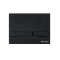 Инсталляция BERGES для скрытого монтажа унитаза NOVUM кнопка F5 Soft Touch, черная