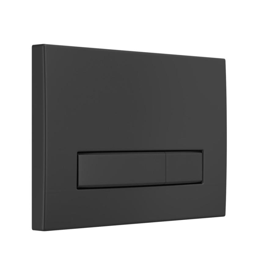 Инсталляция BERGES для скрытого монтажа унитаза АТОМ 410 кнопка Atom Line черная Soft Touch