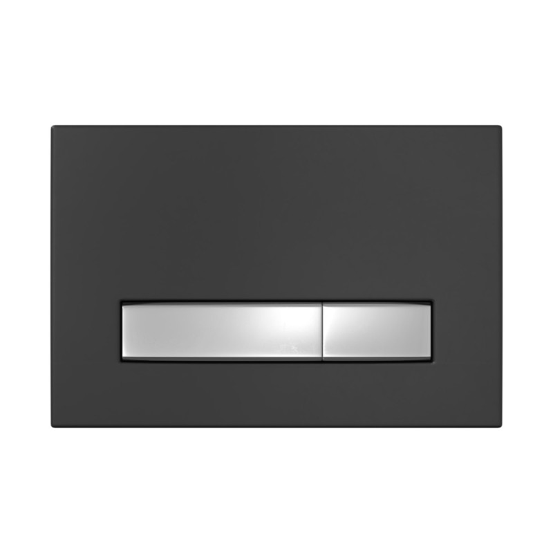 Инсталляция BERGES для скрытого монтажа унитаза АТОМ 410 кнопка Atom Line черная Soft Touch/хром глянец