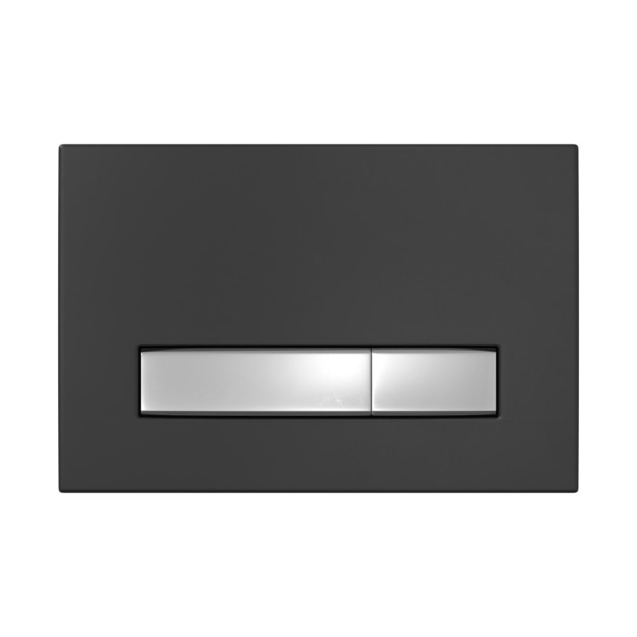 Инсталляция BERGES для скрытого монтажа унитаза АТОМ 410 кнопка Atom Line черная Soft Touch/хром глянец