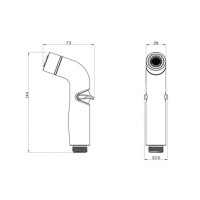 Гигиеническая лейка Iddis 040SC2Fi20 хром
