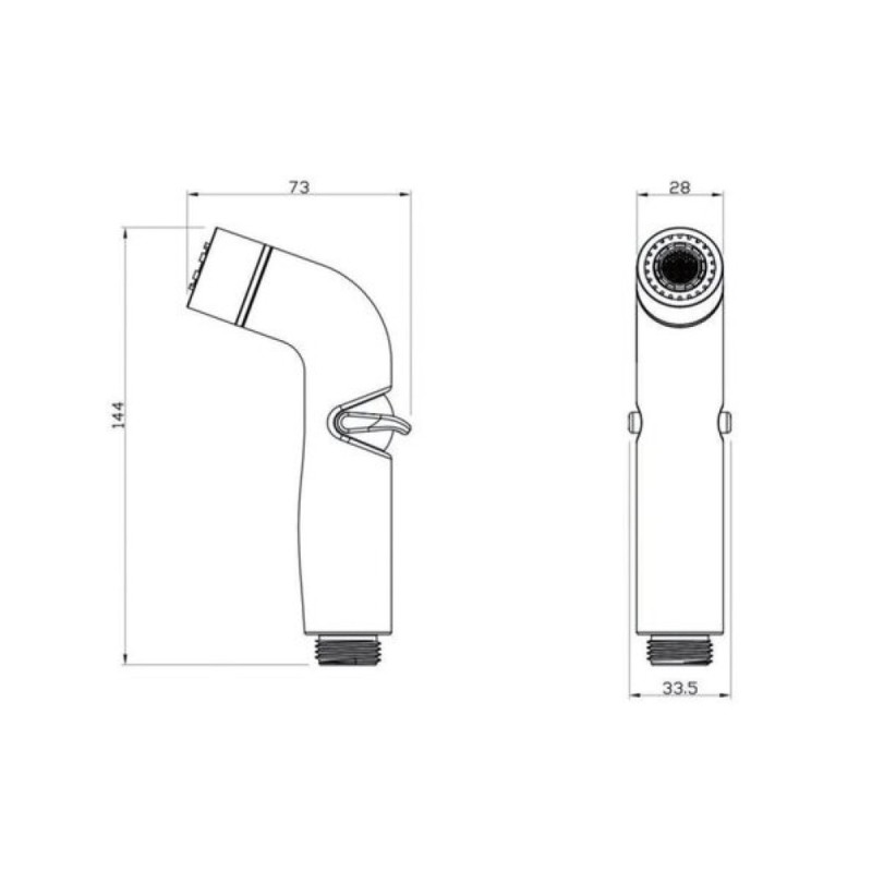 Гигиеническая лейка Iddis 040SC2Fi20 хром