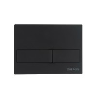 Комплект BERGES: инсталляция NOVUM кнопка L5 черная Soft Touch, унитаз Strati Rimless, сиденье дюропласт Strati Slim SO