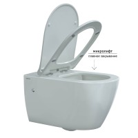 Комплект BERGES: инсталляция NOVUM, кнопка L5, унитаз MASCON Rimless, сиденье дюропласт Toma Slim SO