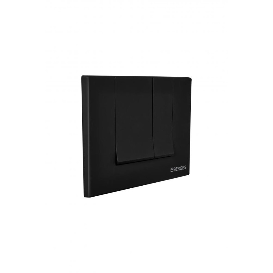 Комплект BERGES для монтажа подвесного унитаза: инсталляция NOVUM525, кнопка S5 Soft Touch черная, унитаз FLOE Rimless, сиденье дюропласт Floe Slim SO, микролифт, быстросъем