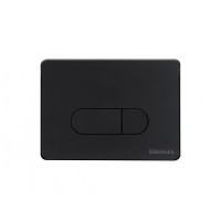 Комплект BERGES для монтажа подвесного унитаза: инсталляция NOVUM525, кнопка D5 Soft Touch черная, унитаз FLOE, сиденье дюропласт FLOE Slim SO