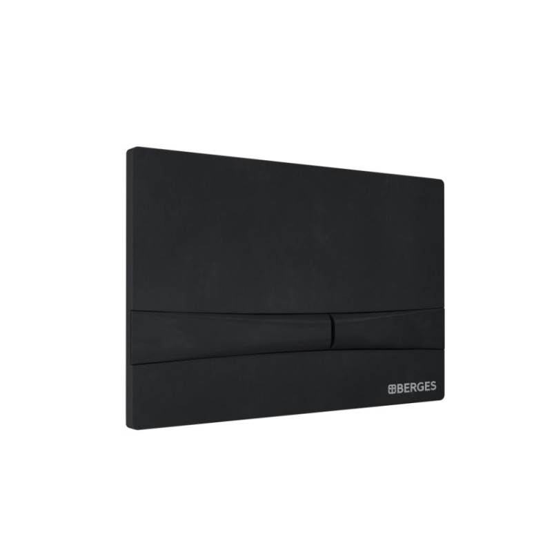 Комплект BERGES: инсталляция NOVUM кнопка F5 Soft Touch черная, унитаз VENTAS Rimless 49 см, сидение дюропласт Ventas Slim SO, микролифт, быстросъём