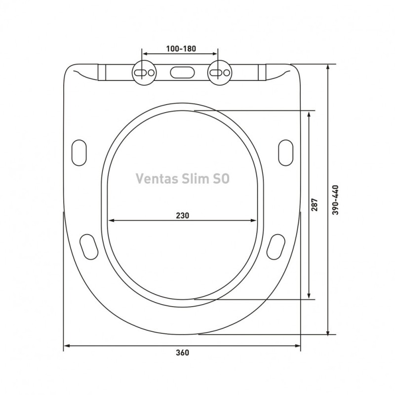 Комплект BERGES: инсталляция NOVUM кнопка F5 Soft Touch черная, унитаз VENTAS Rimless 49 см, сидение дюропласт Ventas Slim SO, микролифт, быстросъём