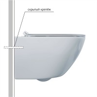Комплект BERGES: инсталляция АТОМ 410 кнопка Atom Line хром глянец, унитаз PUMA XL Rimless, сидение дюропласт Toma Slim SO, микролифт, быстросъём