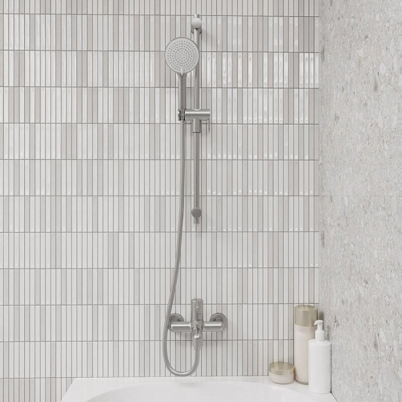 Шланг для душа Iddis Optima Home 04P15BCi19, 150 см, PVD-покрытие, ПВХ, хром матовый