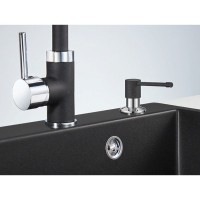 Дозатор встраиваемый для жидкого мыла кухонный Granula GR-05 D 05Dbl, черный матовый