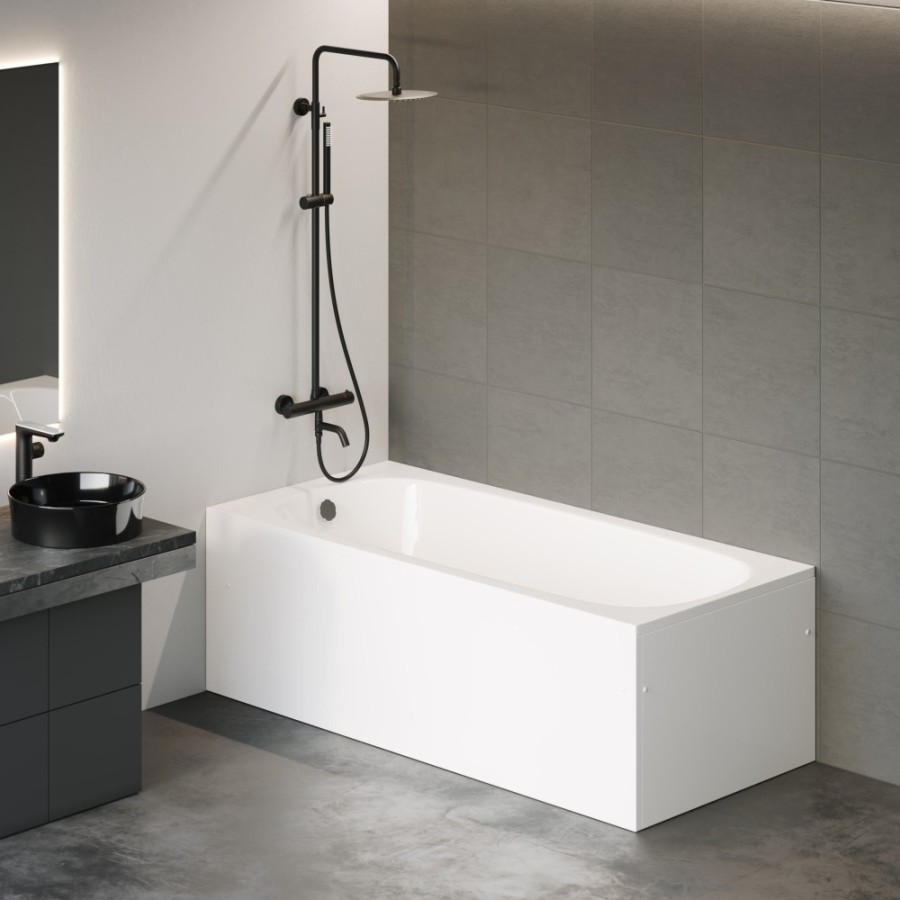 Ванна BERGES акриловая NELU 180x80 с каркасом