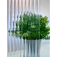 Душевая стенка RGW WA-08B Walk In, 60 см, стекло ribbed ребристое, профиль черный, 06100806-154