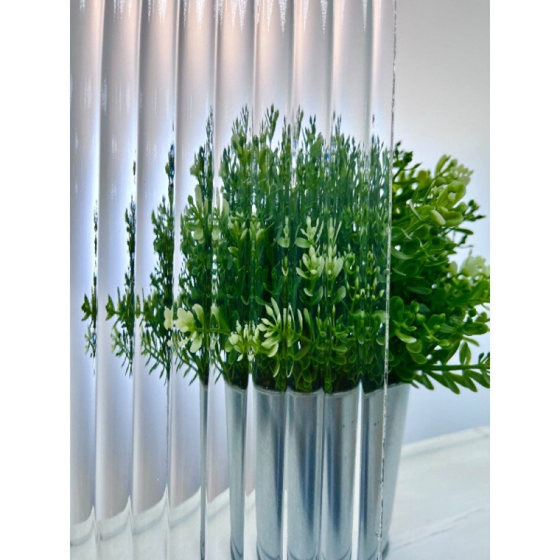 Душевая стенка RGW WA-08G Walk In, 100 см, стекло ribbed ребристое, профиль золото браш, 06100810-156