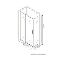 Душевой уголок BERGES LEGOS LS-2 900х1000