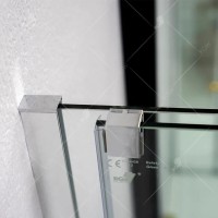 Шторка на ванну RGW Screens SC-46, 100 см стекло прозрачное, профиль хром, 06114610-11