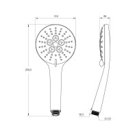 Душевая лейка Iddis 0703F00i18 070