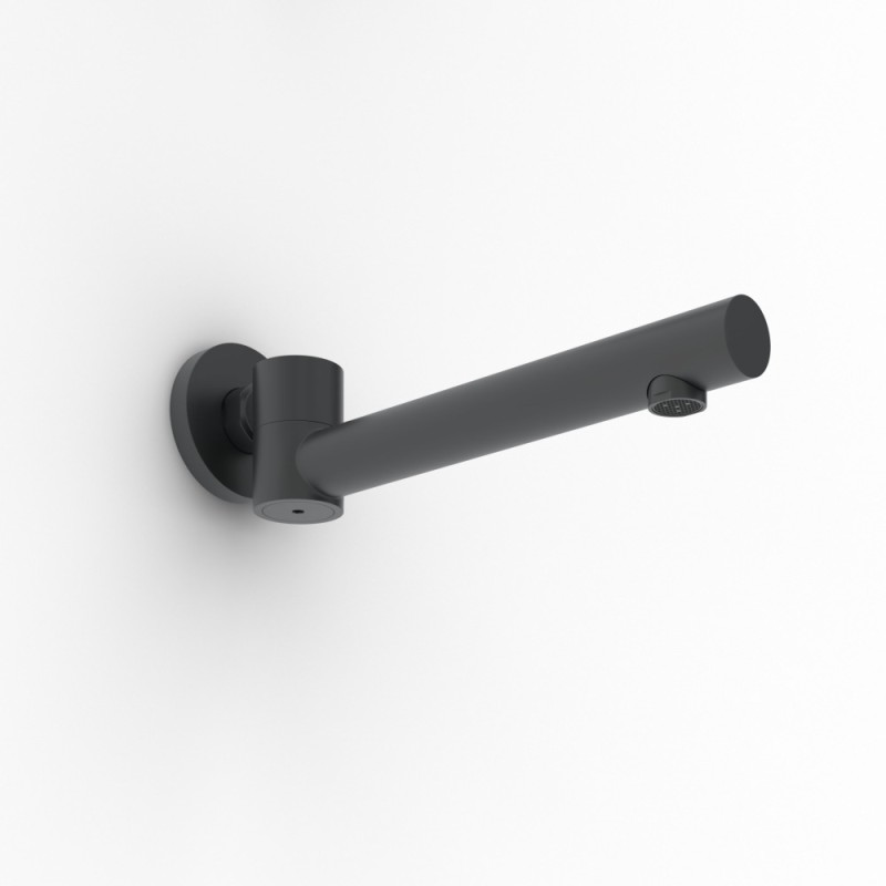 Душевой комплект BERGES NARDIS 3R, поворотный излив, черный матовый