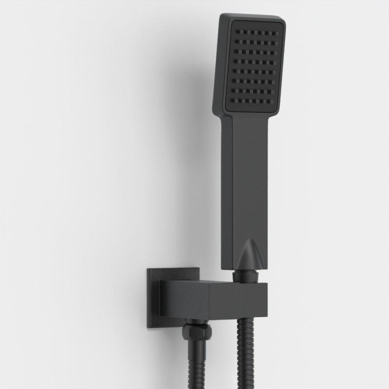 Душевой комплект BERGES VENTAS 3S BLACK, черный матовый