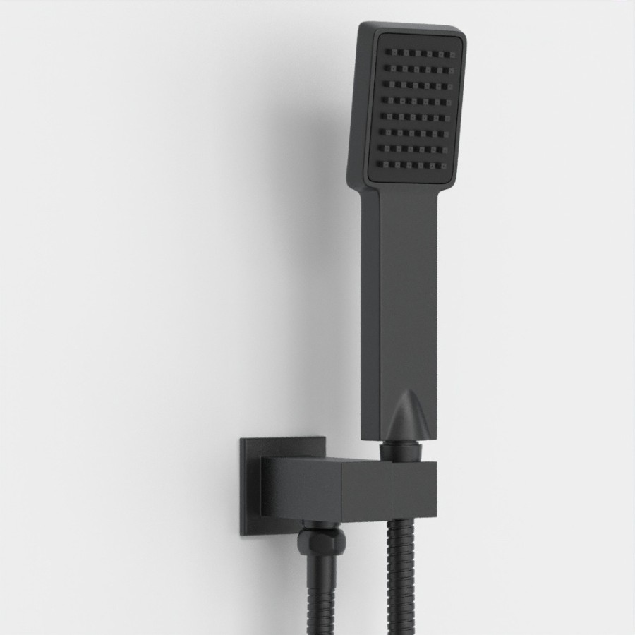 Душевой комплект BERGES VENTAS 3S BLACK, черный матовый