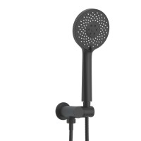 Душевой комплект BERGES VENTAS 3O BLACK, черный матовый