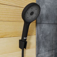 Держатель для лейки 080 Iddis Shower Holder, черный, 080BL00i53
