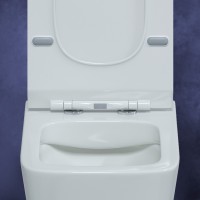 Унитаз BERGES подвесной FLOE 55 см, сиденье дюропласт Floe Slim SO, микролифт, быстросъем