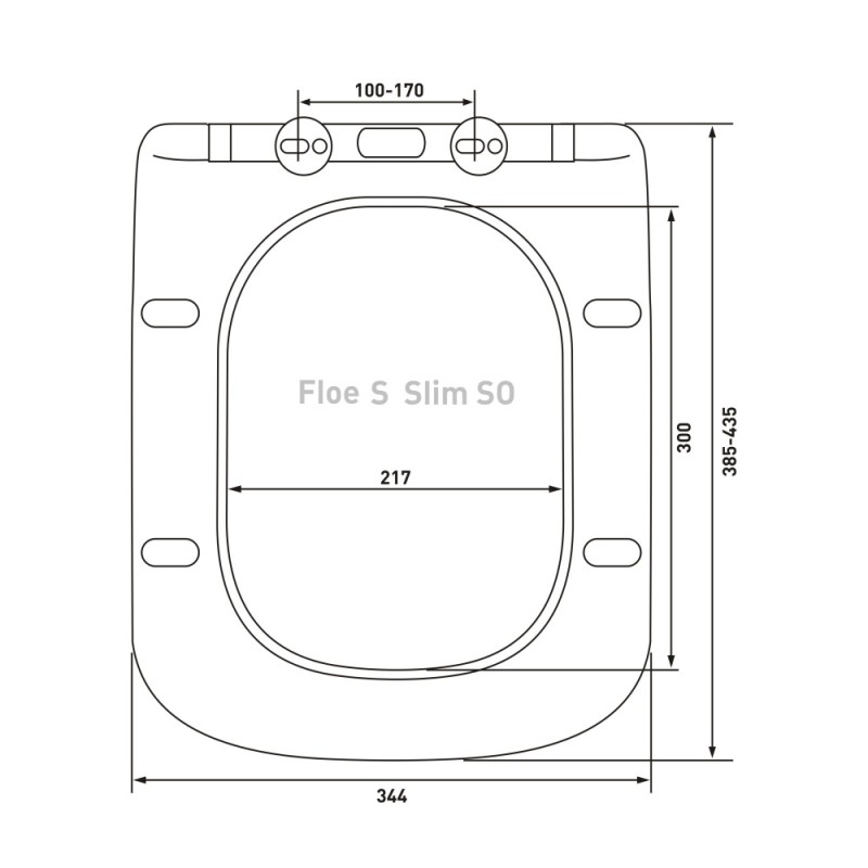 Унитаз BERGES подвесной FLOE S Rimless 51 см, сиденье дюропласт Floe S Slim SO, микролифт, быстросъём