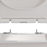 Унитаз подвесной BERGES Sigma Rimless 52 см, сиденье дюропласт, микролифт, быстросьем