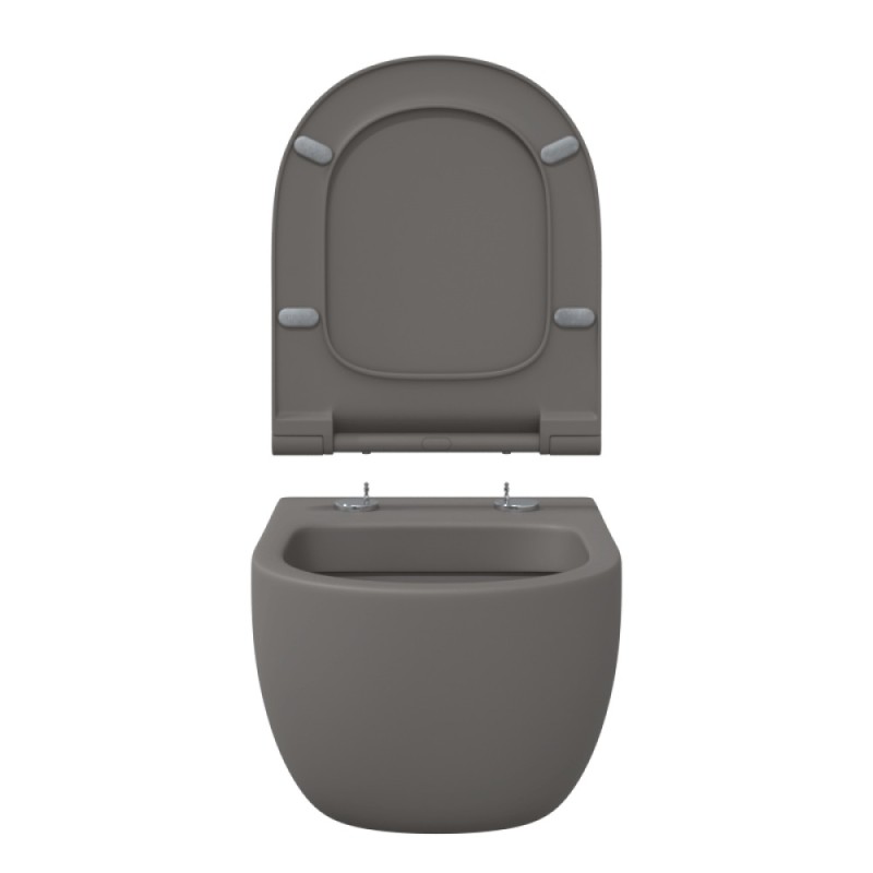 EGO XL, матовый серый, микролифт, быстросъёмное