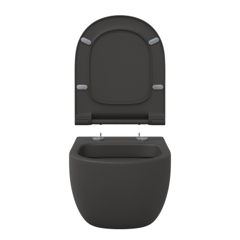 EGO XL, матовый антрацит, микролифт, быстросъёмное