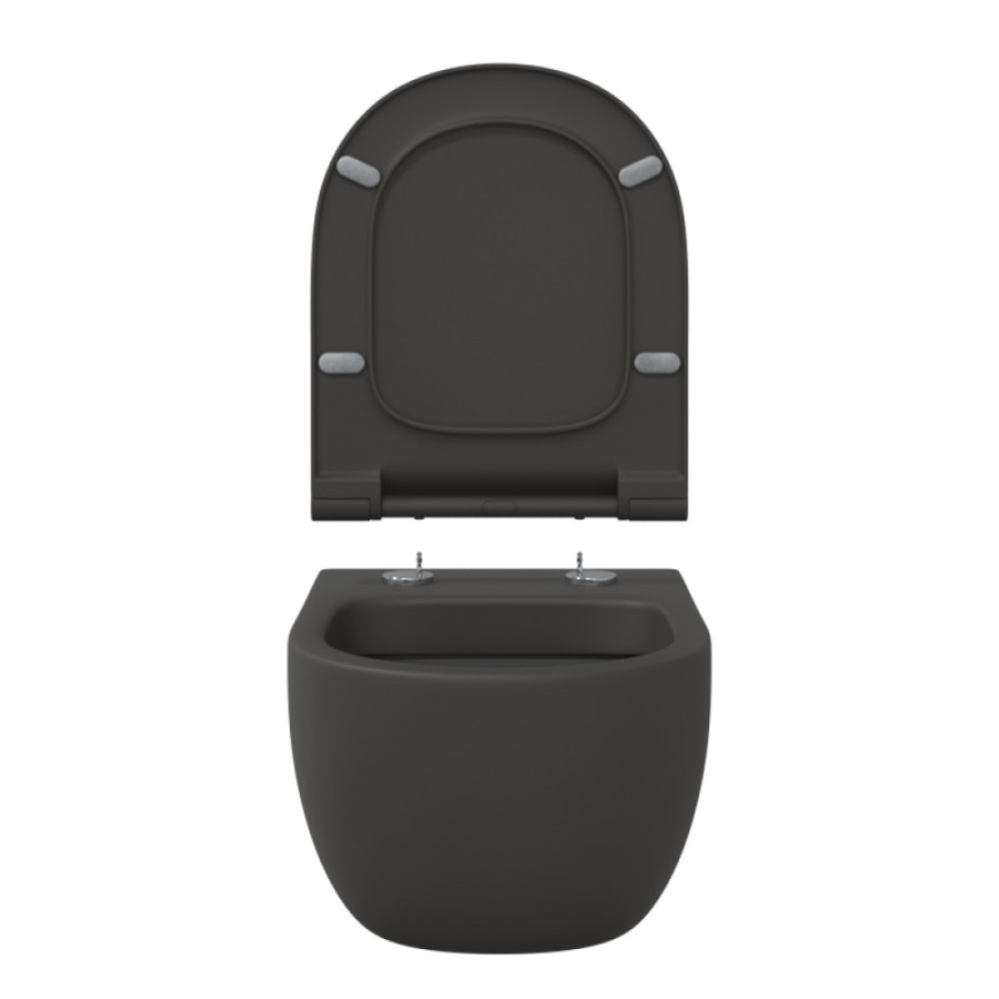 EGO XL, матовый антрацит, микролифт, быстросъёмное